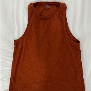 Beyond Yoga Rust Orange Muscle Tank